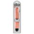 King Cock 25cm Stiffy - Wasserdichter, naturgetreuer Vibrator - Hautfarben