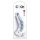 King Cock Transparenter 19cm Dildo mit Haftfuß und Hoden