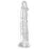 King Cock Clear 8 - Saugfuß, großer Dildo (20 cm)