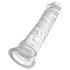 King Cock Clear 8 - Saugfuß, großer Dildo (20 cm)