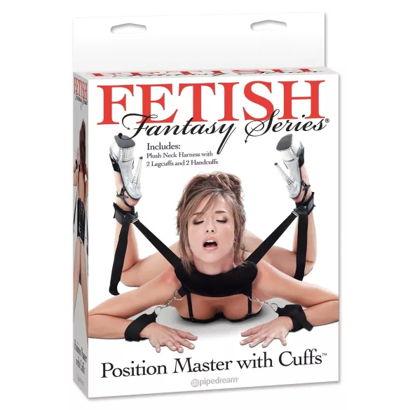 Fetisch Position Master - BDSM Fesseln Set (schwarz)