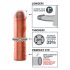 X-TENSION Perfect 1 - Naturgetreuer Penismantel (17,7 cm) - Hautfarben