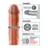 X-TENSION Mega 2 - Lebensechter Penismantel (20,3 cm) - Natur