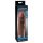 X-TENSION Mega 2 - realistische Penishülle (20,3 cm) - dunkel natur