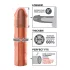Pipedream - X-TENSION Mega 3 - naturgetreuer Penismantel (22,8 cm, natur)