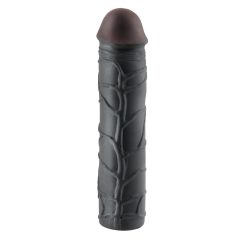   X-TENSION Mega 3 - realistischer Penisüberzug (22,8cm) - Schwarz