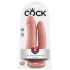 King Cock Doppel-Penetrator - naturgetreues Doppel-Dildo (hautfarben)