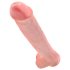 King Cock 15 - Saugnapf-Dildo mit Hoden (38 cm) - Natur