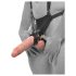 King Cock Strap-on 10 - 25cm Hohl-Dildo zum Anschnallen