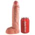 King Cock Strap-on 10 - 25cm Hohl-Dildo zum Anschnallen