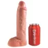 King Cock Strap-on 10 - Hohl-Dildo zum Anschnallen 25cm