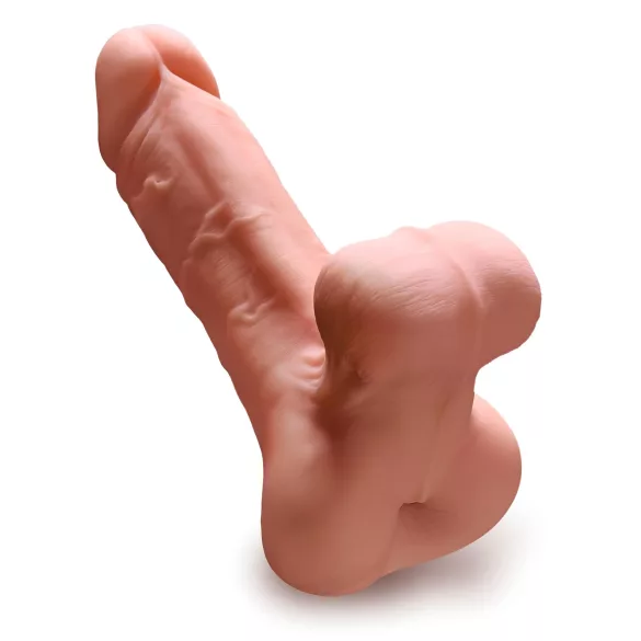 PDX Reach Around - 2-in-1 Künstliches Gesäß und Penis-Hülle (natur)