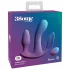 3Some Total Ecstasy - Akku, Funk-Doppelvibrator (Lila)