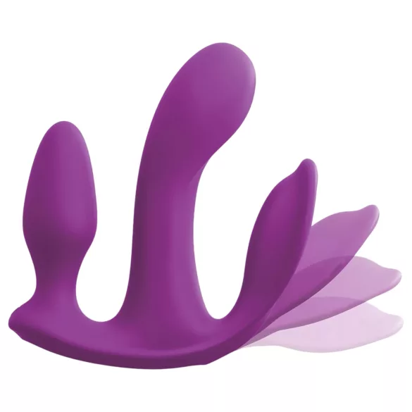 3Some Total Ecstasy - Akku, Funk-Doppelvibrator (Lila)
