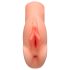 PDX Double Stroker - 2in1 Naturgetreuer Masturbator (Hautfarben)