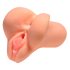 PDX Wähle dein Vergnügen - 2in1 realistischer Masturbator (natur)