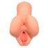 PDX Wähle dein Vergnügen - 2in1 realistischer Masturbator (natur)