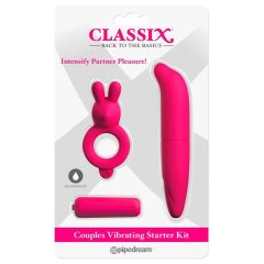 Classix - wasserdichtes Vibratorenset - 3-teilig (pink)