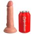 King Cock Elite 6 - realistisch, haftender Dildo (15cm) - naturfarben