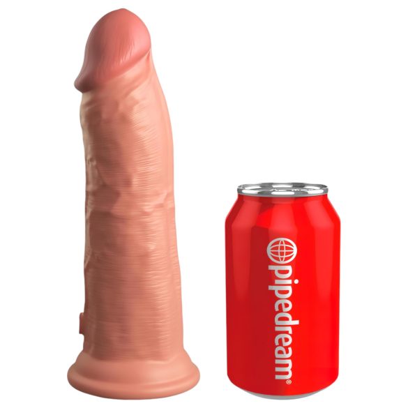 King Cock Elite 8 - realitätsnaher Dildo mit Saugnapf (20cm) - naturfarben