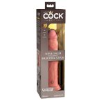   King Cock Elite 9 - Saugnapf, realistischer Dildo (23cm) - Naturfarbe