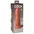 King Cock Elite 8 - Lebensechter Vibrator 20cm (dunkel natur)