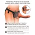 King Cock Elite Comfy - Strap-On-Dildo mit Geschirr (dunkles Beige)