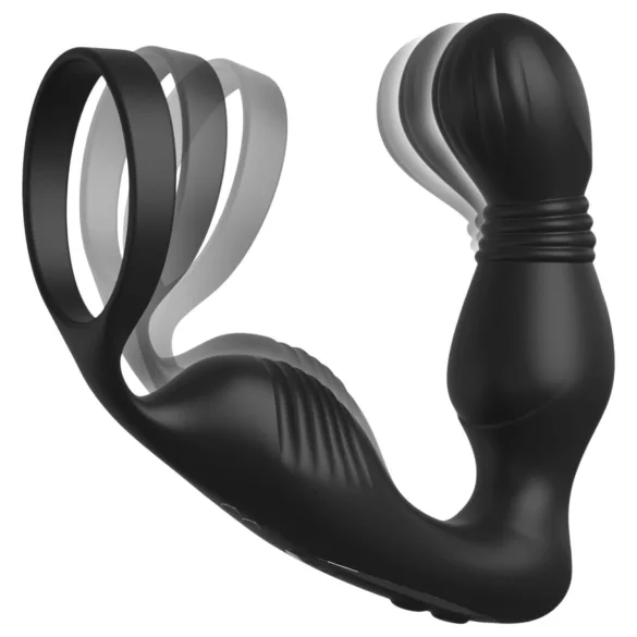 Pipedream Anal Fantasy Elite - Prostata-Vibrator mit Penisring (schwarz)
