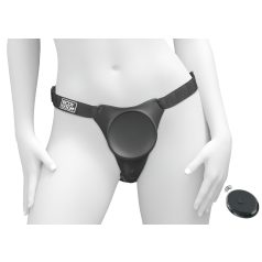   Body Dock G-Punkt Pro - Funk-Fernbedienbarer Strap-On (Schwarz)