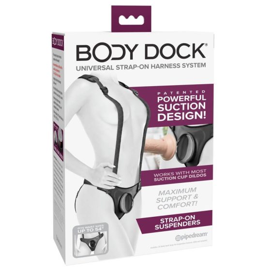 Body Dock - Schultergurt-Befestigungshose (schwarz)