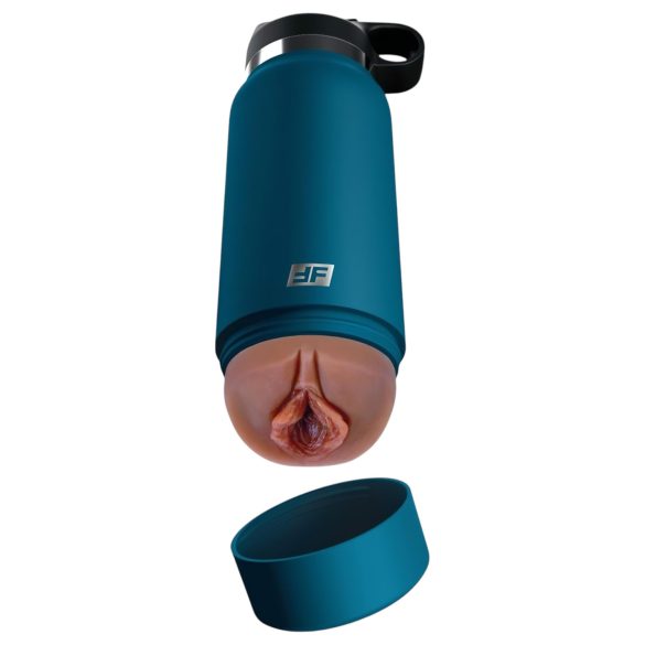 Fuck Flask - Privater Lustspender (blau-braun)