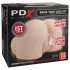 PDX Elite - saugender, vibrierender 2-in-1-Masturbator (natur)