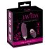Javida - Funkelndes, pulsierendes Vibro-Ei mit Fernbedienung (Lila)