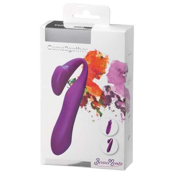 BeauMents Come2gether - Akku-Wasservibrator für Paare (Lila)