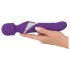 Javida Zauberstab & Perle - 2in1 Massage-Vibrator (Lila)