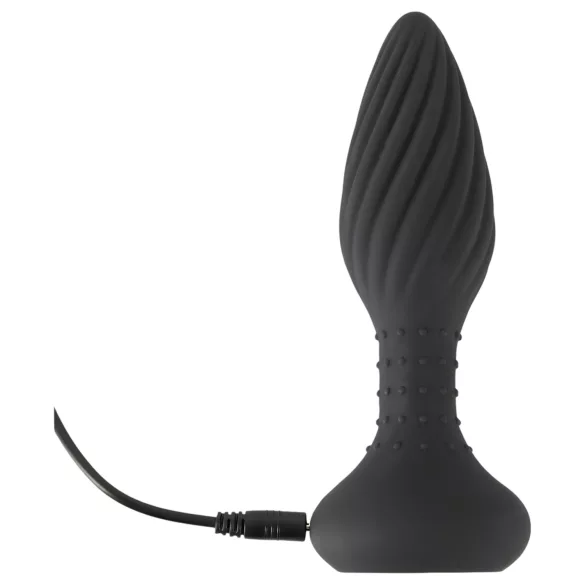 ANOS - Rotierender Perlen-Analvibrator (Schwarz)