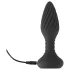 ANOS - Rotierender Perlen-Analvibrator (Schwarz)