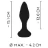 ANOS - Rotierender Perlen-Analvibrator (Schwarz)