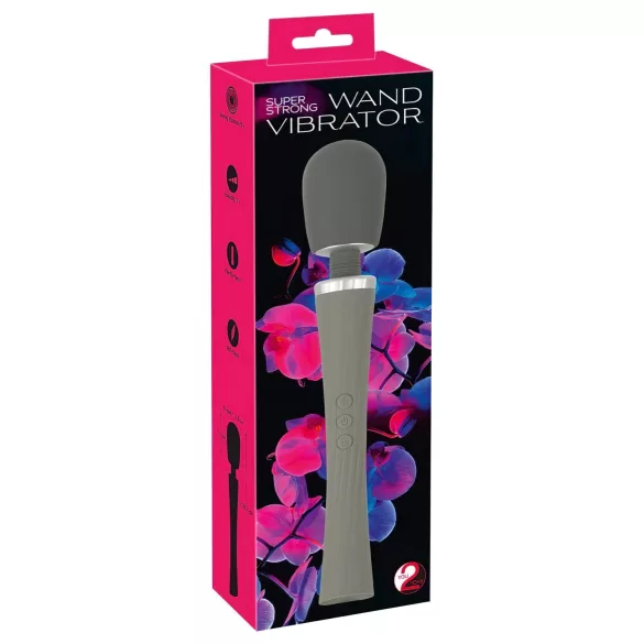 You2Toys - Super Strong Wand - Grauer Massagestab-Vibrator