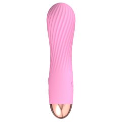   Cuties Mini - aufladbarer, wasserdichter, spiralförmiger Vibrator (Pink)