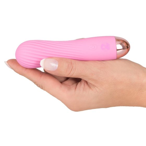 Cuties Mini - aufladbarer, wasserdichter, spiralförmiger Vibrator (Pink)