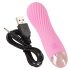 Cuties Mini - Akku, wasserdichter Spiralvibrator (Pink)