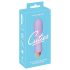 Cuties Mini - Akku Vibrator, wasserfest, lila, mit Rillenmuster