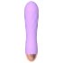 Cuties Mini - Akku Vibrator, wasserfest, lila, mit Rillenmuster