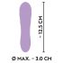 Cuties Mini - Akku Vibrator, wasserfest, lila, mit Rillenmuster