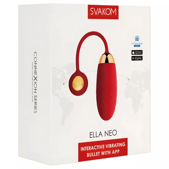 Svakom Ella Neo - Smartes Vibroei (Rot)