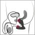 Svakom Vick Neo - Wiederaufladbarer VR Anus-Vibrator (schwarz)