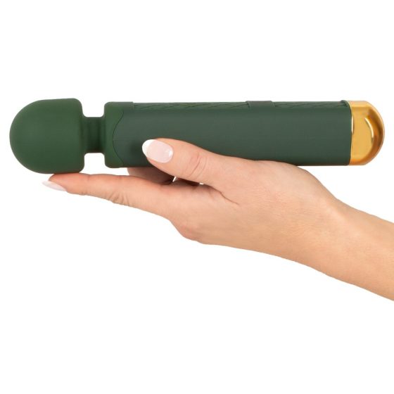 Emerald Love Wand - akkubetriebener, wasserdichter Massagevibrator (grün)