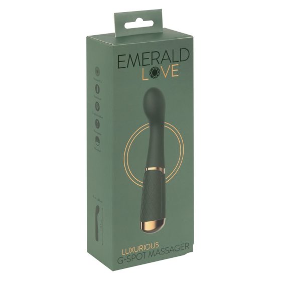 Emerald Love - Akkubetriebener, wasserdichter G-Punkt Vibrator (Grün)