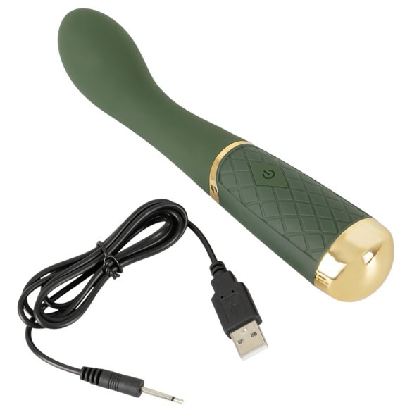 Emerald Love - Wiederaufladbarer G-Punkt Vibrator, wasserdicht (grün)